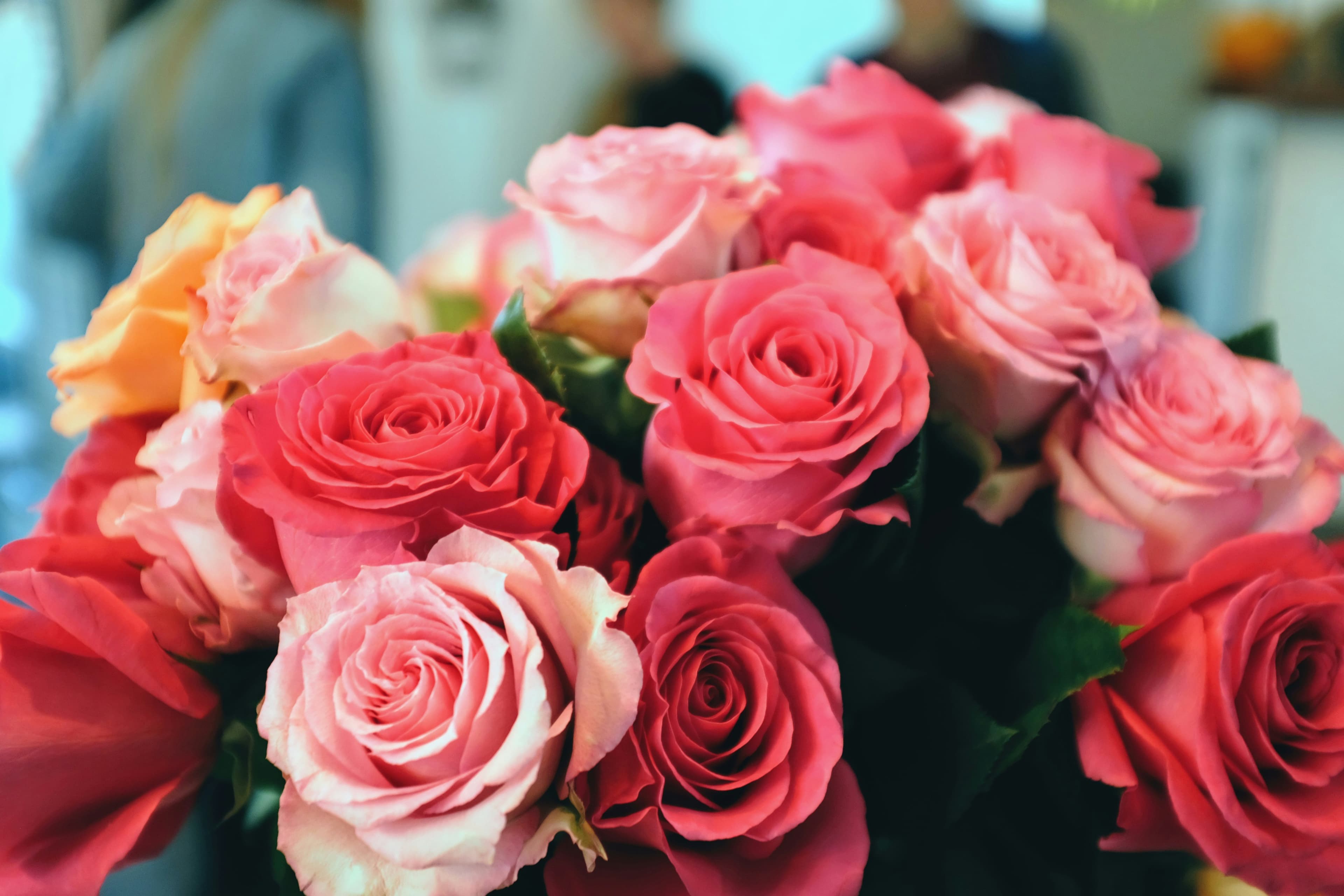 Floral arrangement placed in a private aircraft cabin for a special occasion